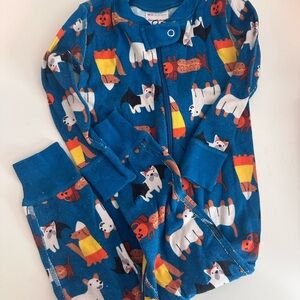 Hanna Andersson Blue Halloween Kids Pajamas